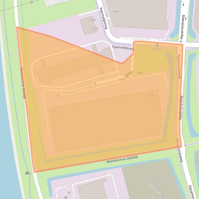 Kaart van postcodegebied 3316LN.