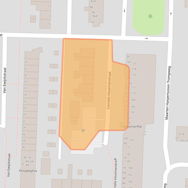 Kaart van postcodegebied 3317AH.