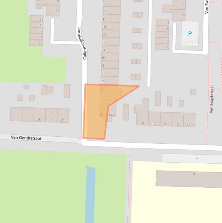 Kaart van postcodegebied 3317AL.