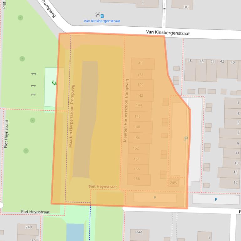 Kaart van postcodegebied 3317BV.