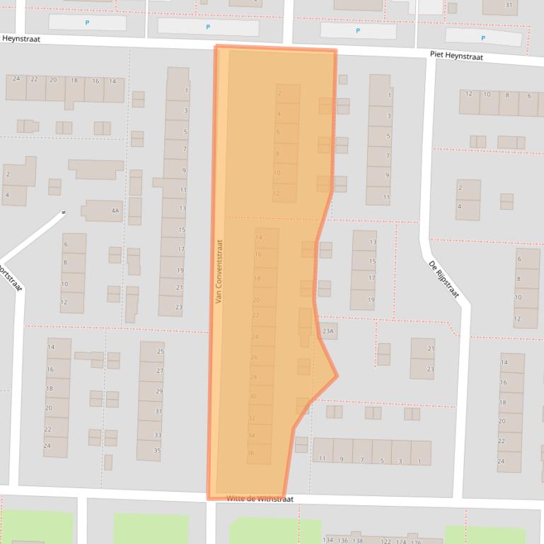 Kaart van postcodegebied 3317CH.