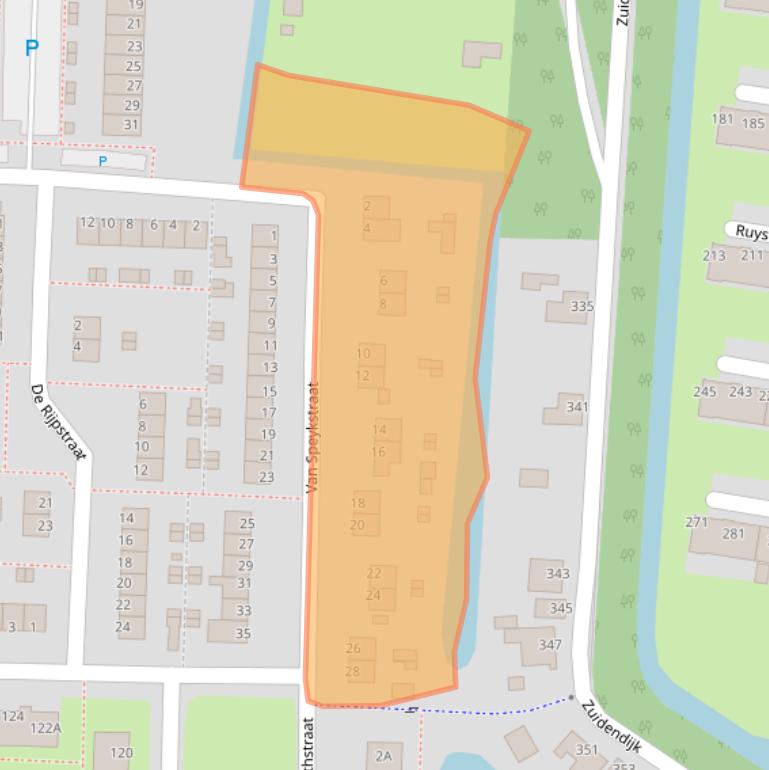 Kaart van postcodegebied 3317CK.