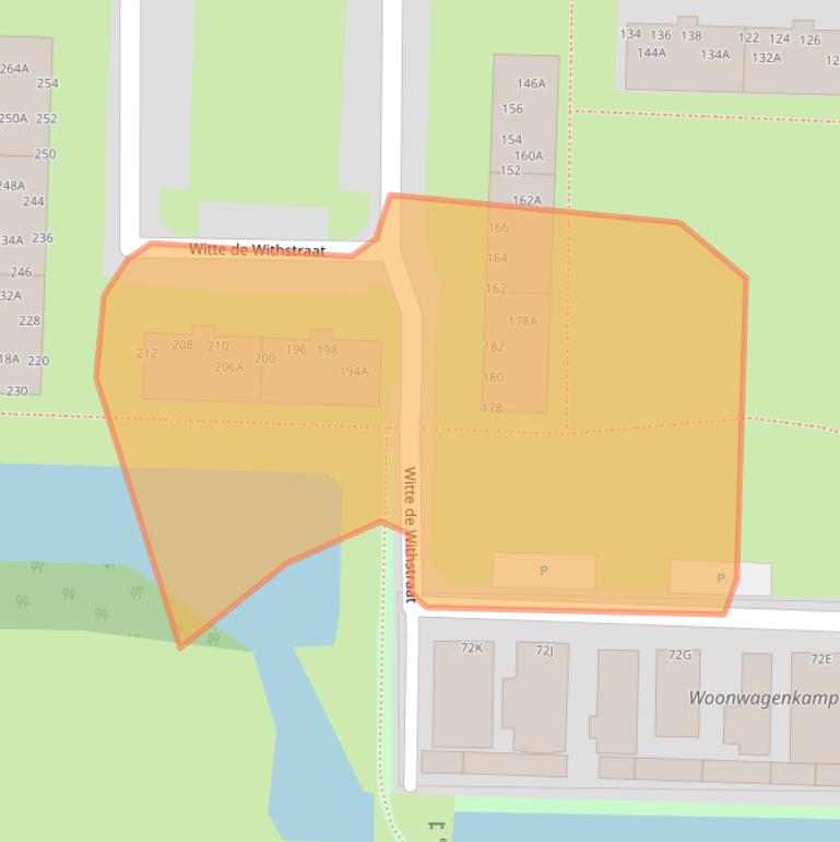 Kaart van postcodegebied 3317CR.