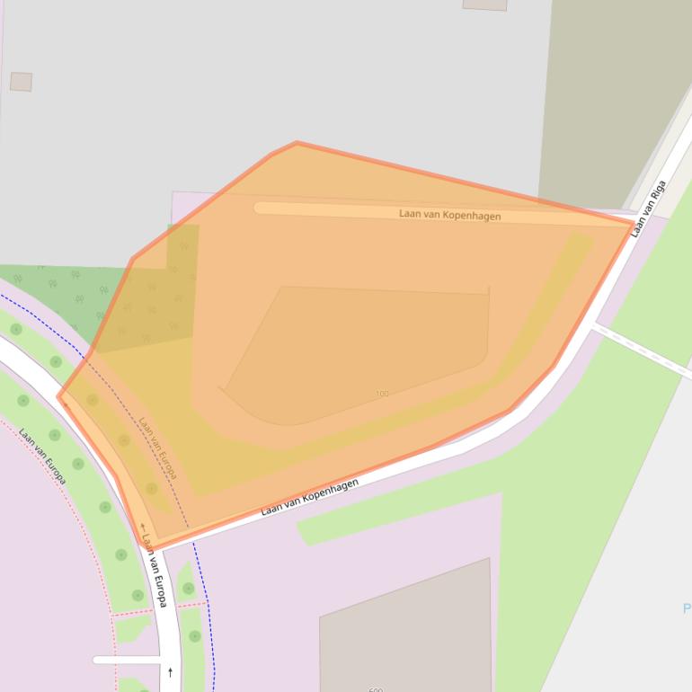 Kaart van postcodegebied 3317DM.