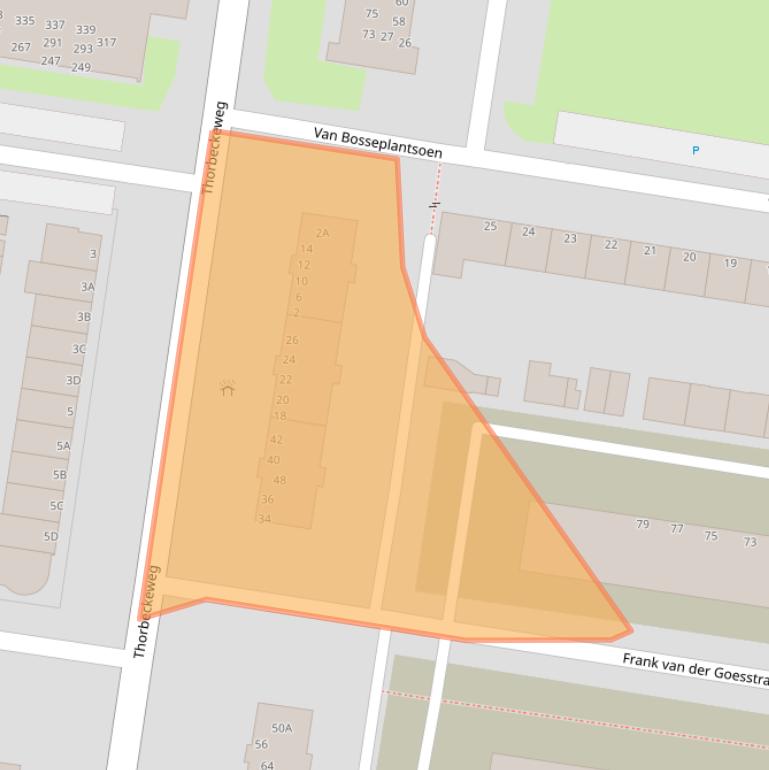 Kaart van postcodegebied 3317EH.