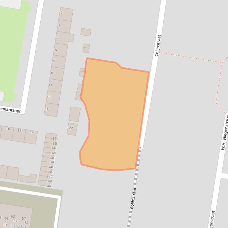 Kaart van postcodegebied 3317GB.