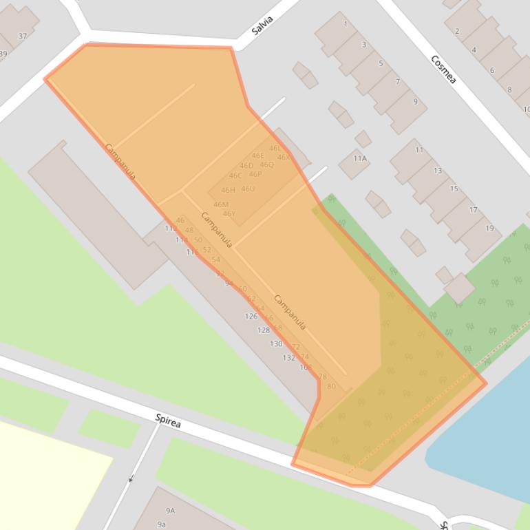 Kaart van postcodegebied 3317HD.