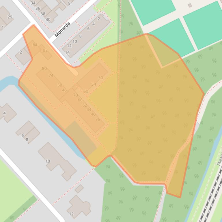 Kaart van postcodegebied 3317HM.