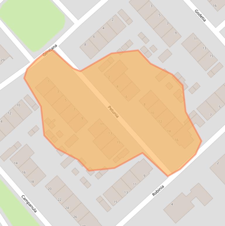 Kaart van postcodegebied 3317HN.