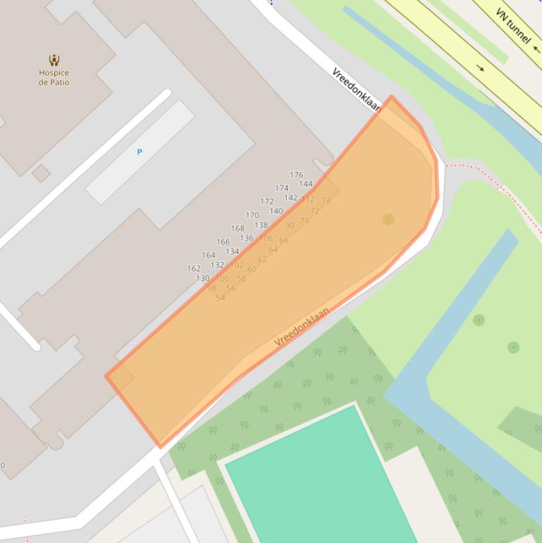 Kaart van postcodegebied 3317HT.