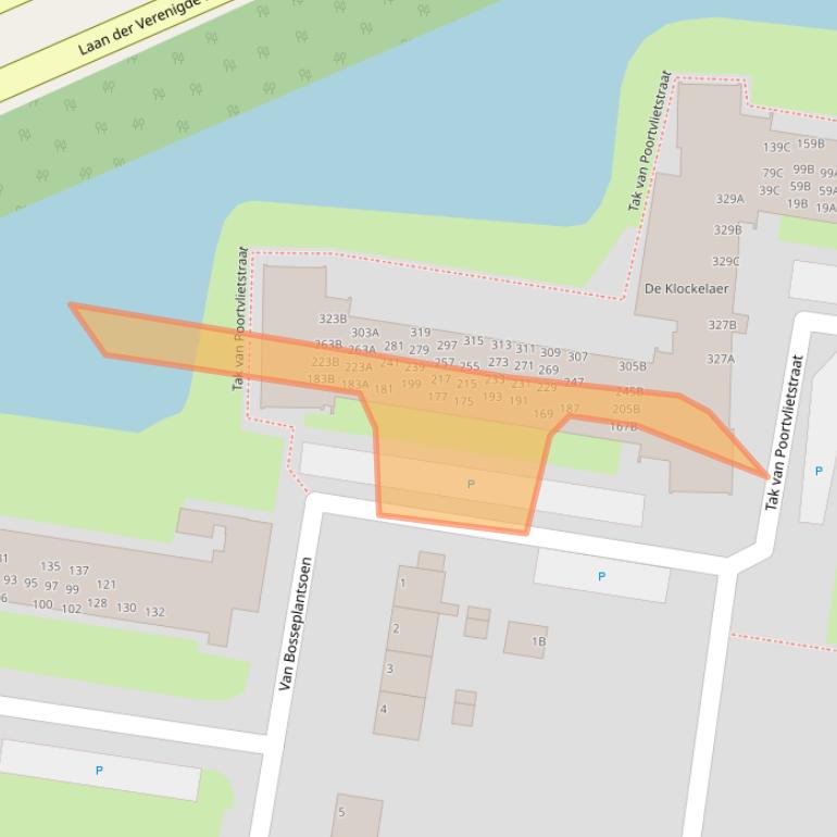 Kaart van postcodegebied 3317JT.