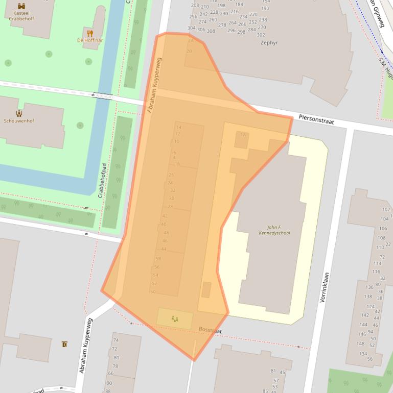 Kaart van postcodegebied 3317KD.