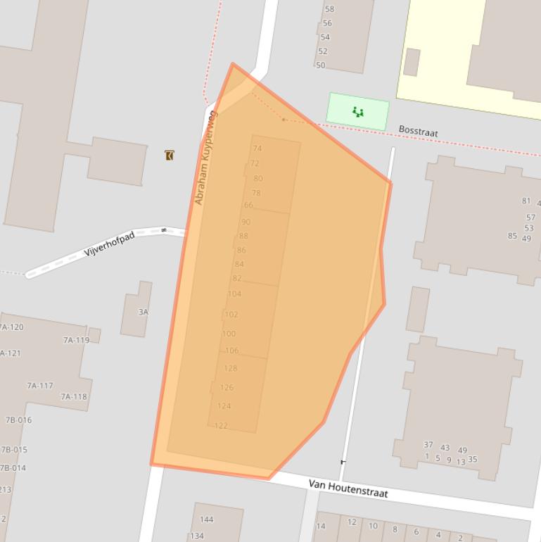 Kaart van postcodegebied 3317KE.