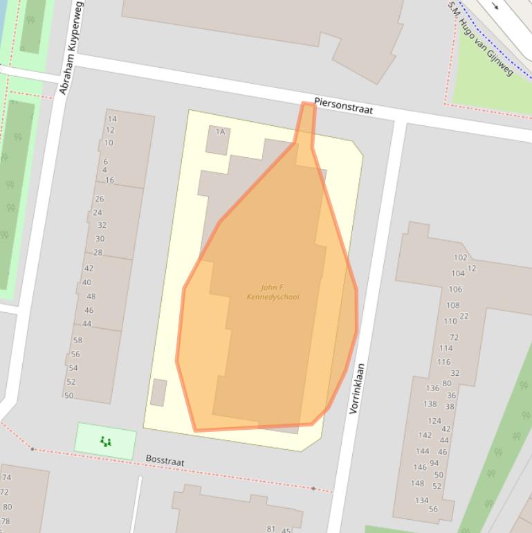 Kaart van postcodegebied 3317KM.