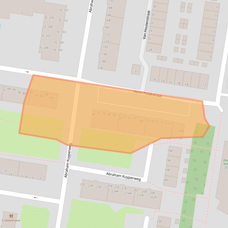 Kaart van postcodegebied 3317KP.
