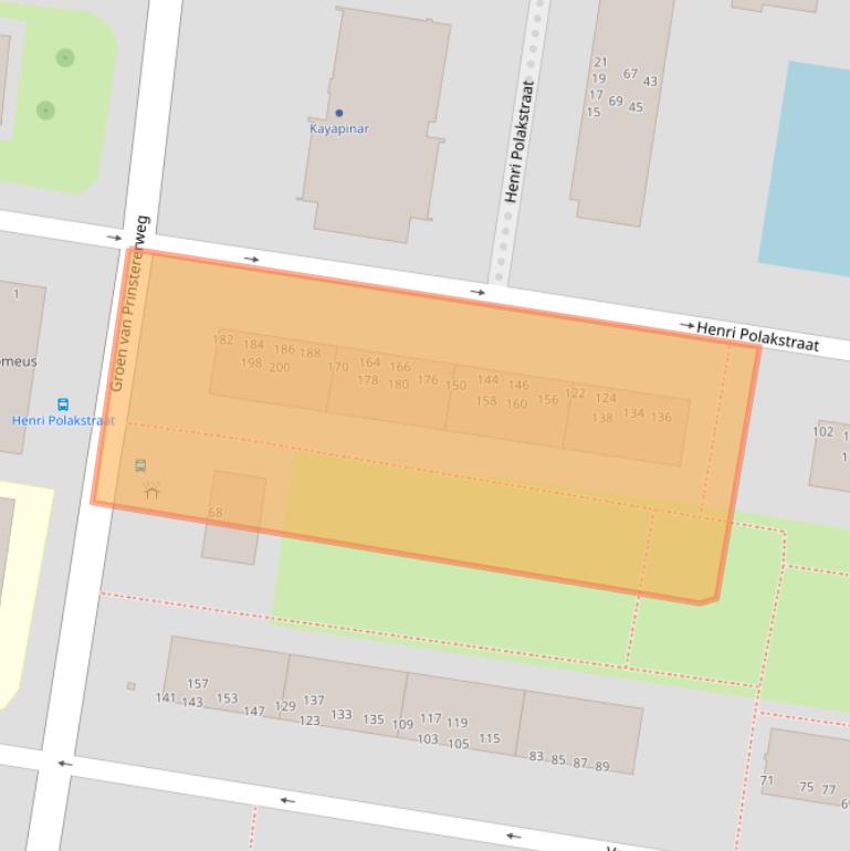 Kaart van postcodegebied 3317KS.