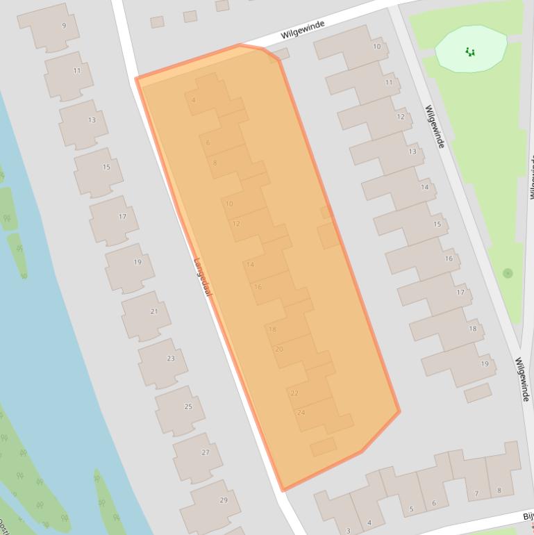 Kaart van postcodegebied 3317MC.