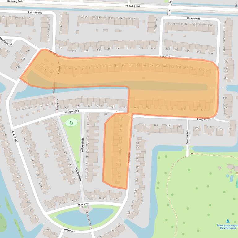 Kaart van postcodegebied 3317MD.