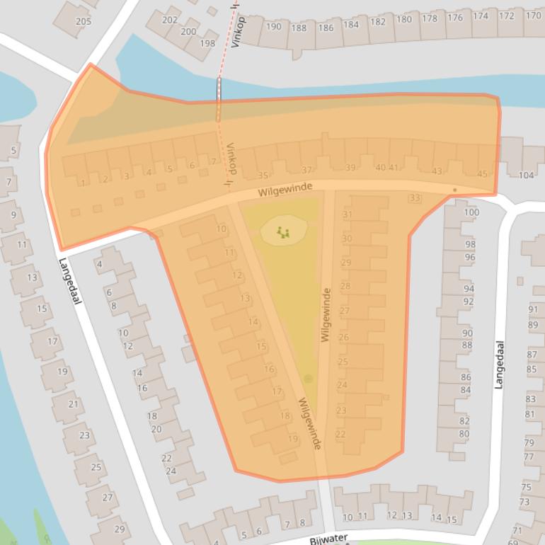 Kaart van postcodegebied 3317ME.