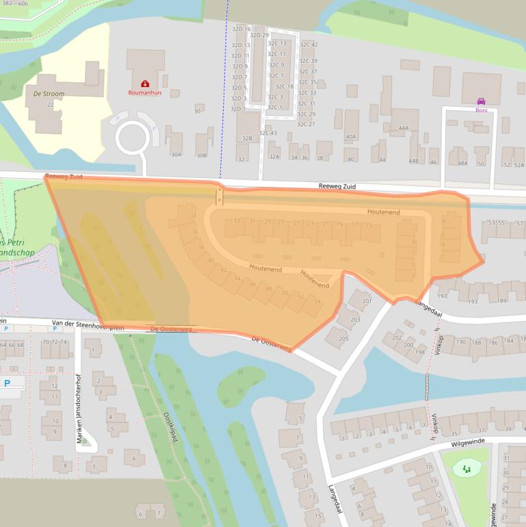 Kaart van postcodegebied 3317MK.