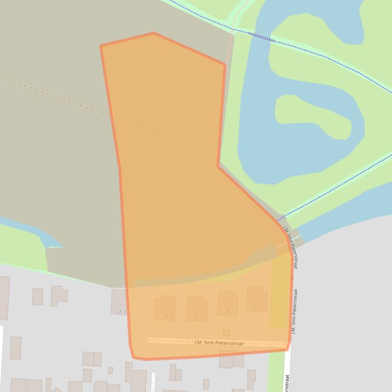 Kaart van postcodegebied 3317MZ.