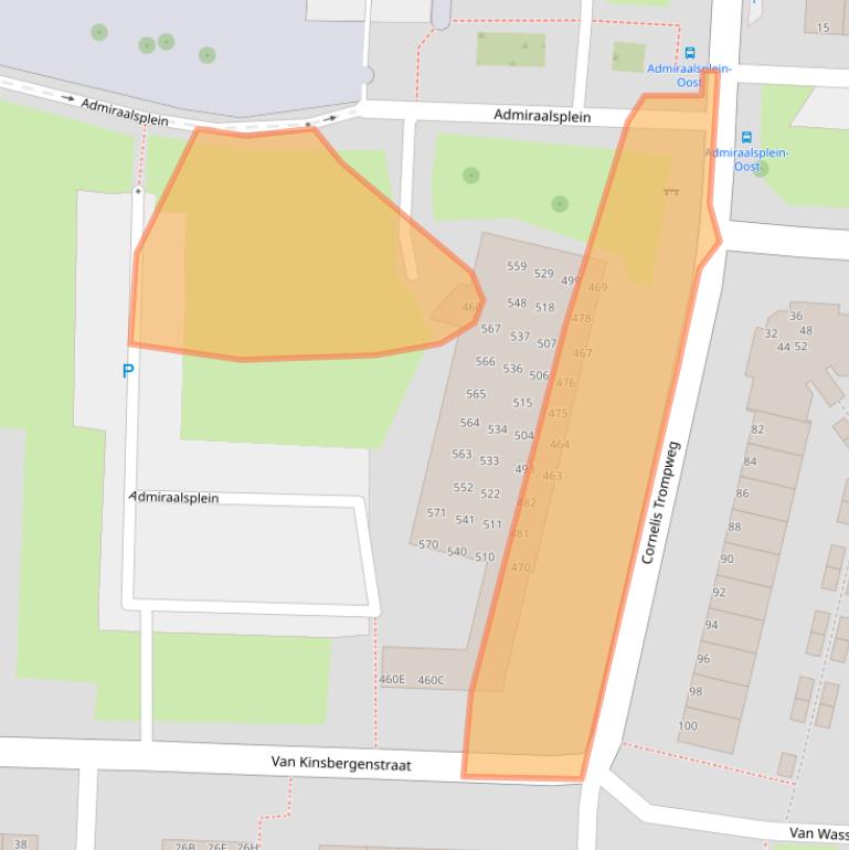 Kaart van postcodegebied 3317NA.