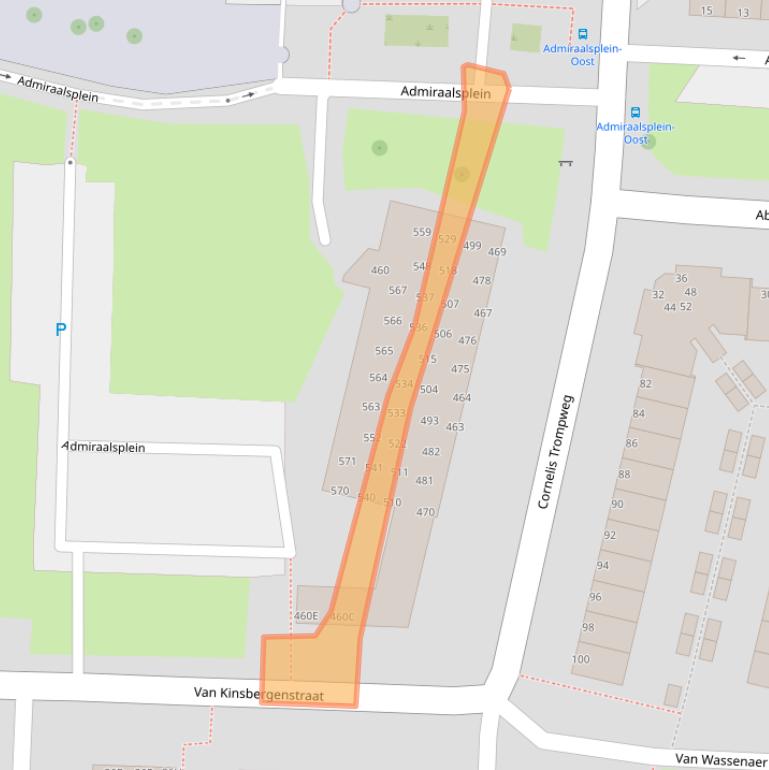 Kaart van postcodegebied 3317NC.