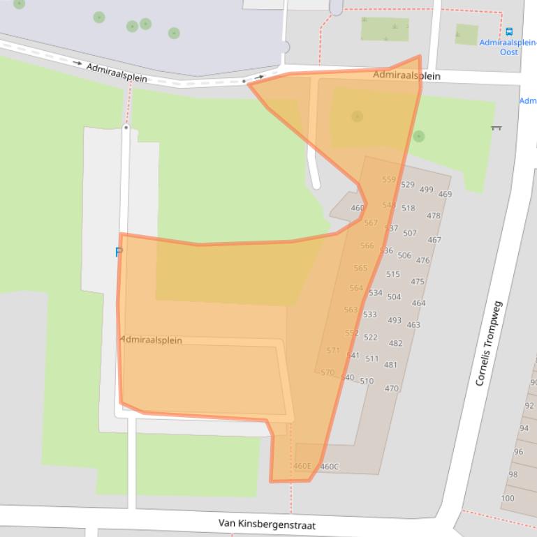 Kaart van postcodegebied 3317ND.