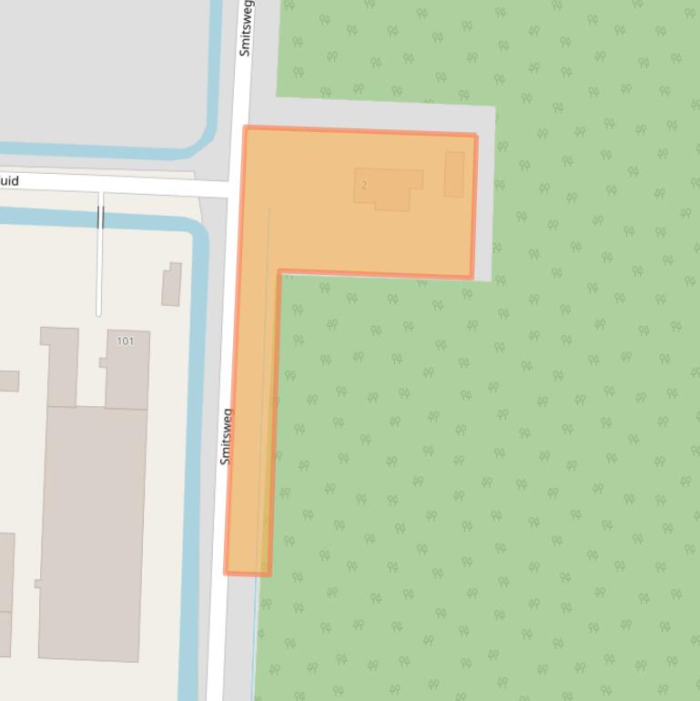 Kaart van postcodegebied 3317NK.