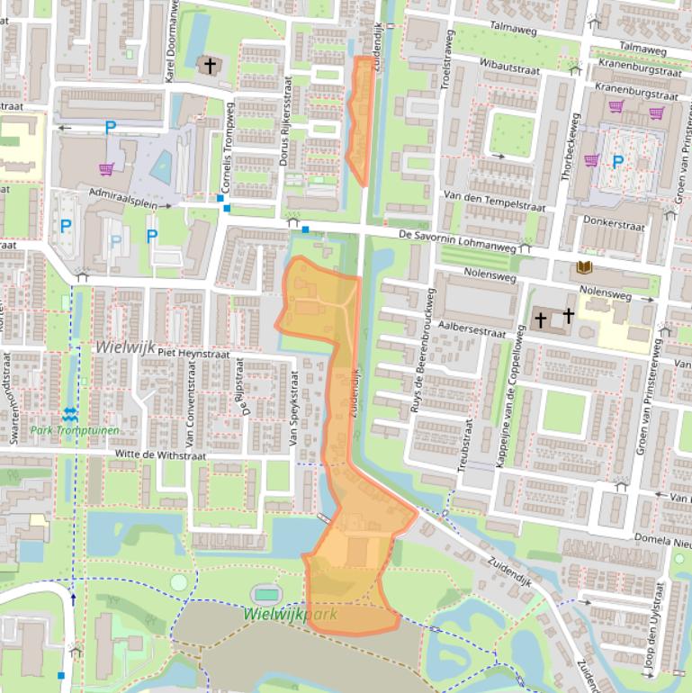 Kaart van postcodegebied 3317NR.