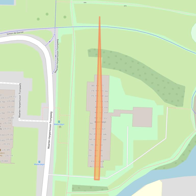 Kaart van postcodegebied 3317NX.