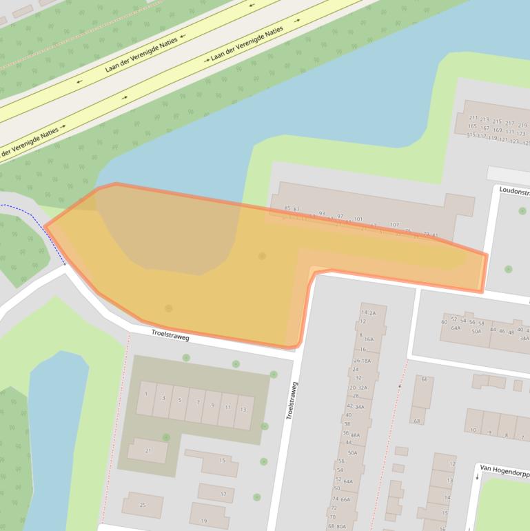 Kaart van postcodegebied 3317PA.