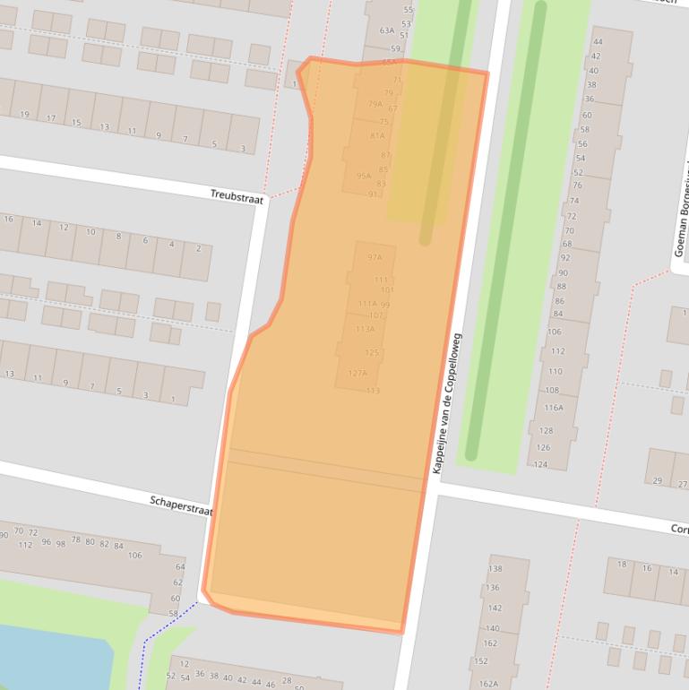 Kaart van postcodegebied 3317RP.