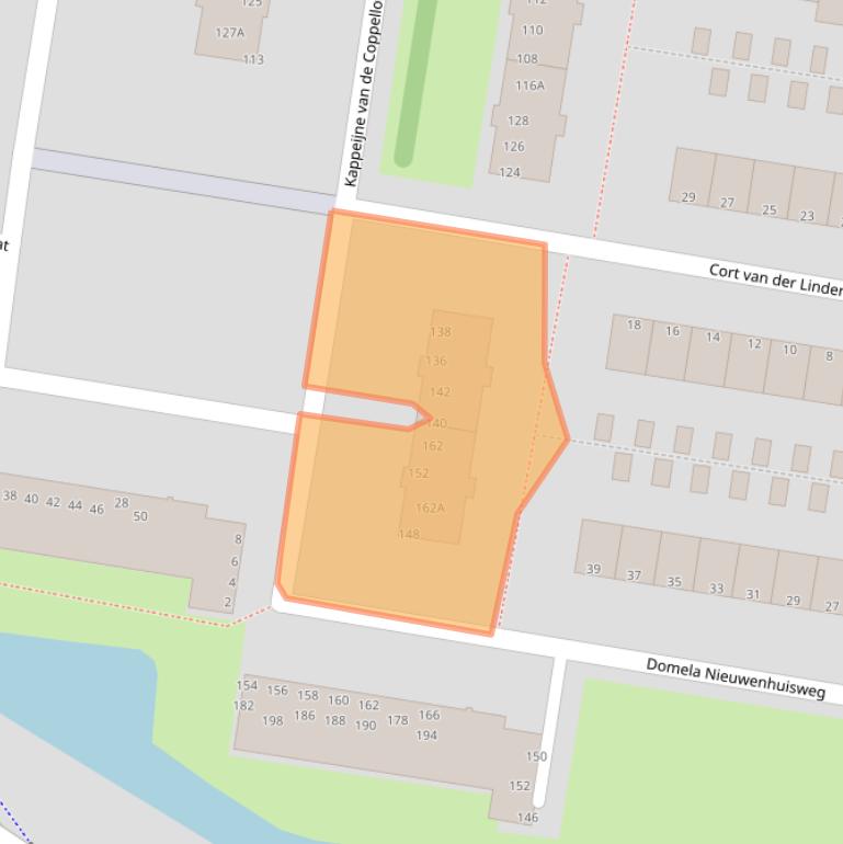 Kaart van postcodegebied 3317RT.