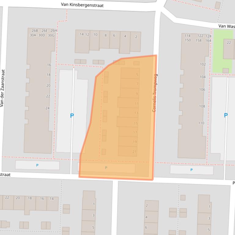 Kaart van postcodegebied 3317WE.
