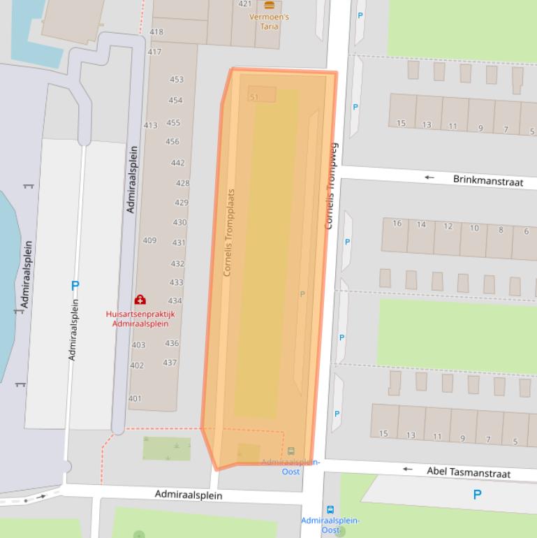 Kaart van postcodegebied 3317WV.