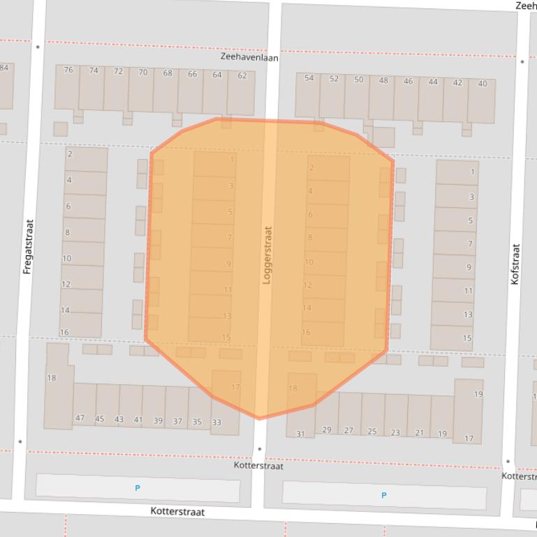 Kaart van postcodegebied 3317ZM.