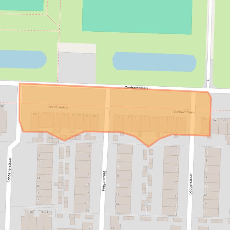 Kaart van postcodegebied 3317ZS.