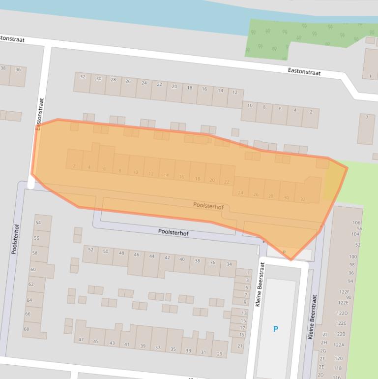 Kaart van postcodegebied 3318RL.