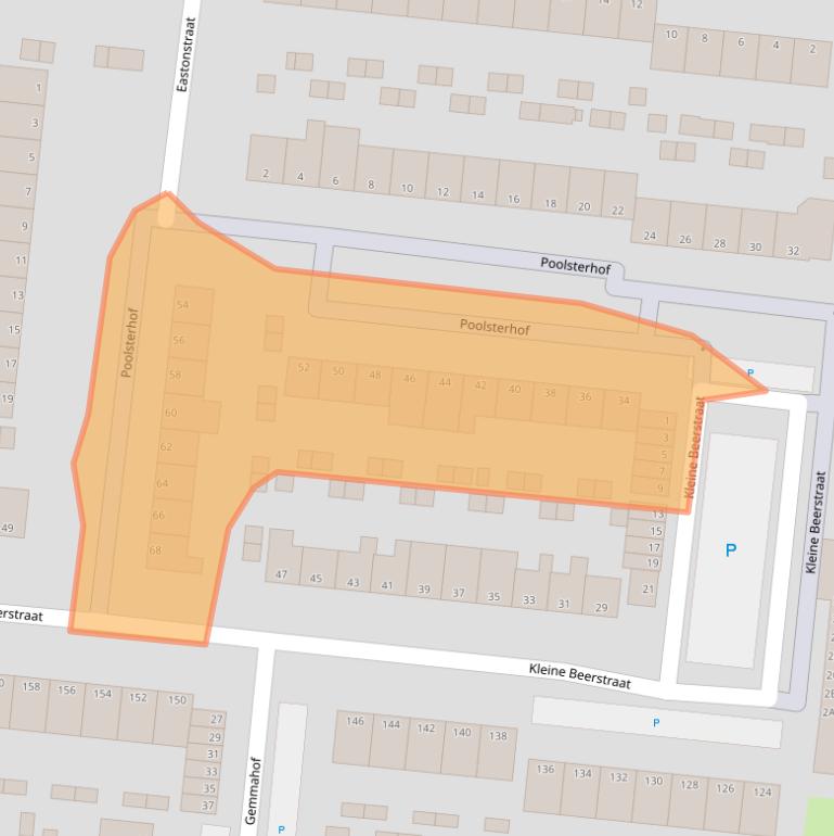 Kaart van postcodegebied 3318RM.