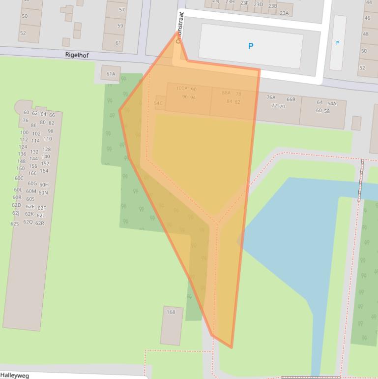 Kaart van postcodegebied 3318TH.