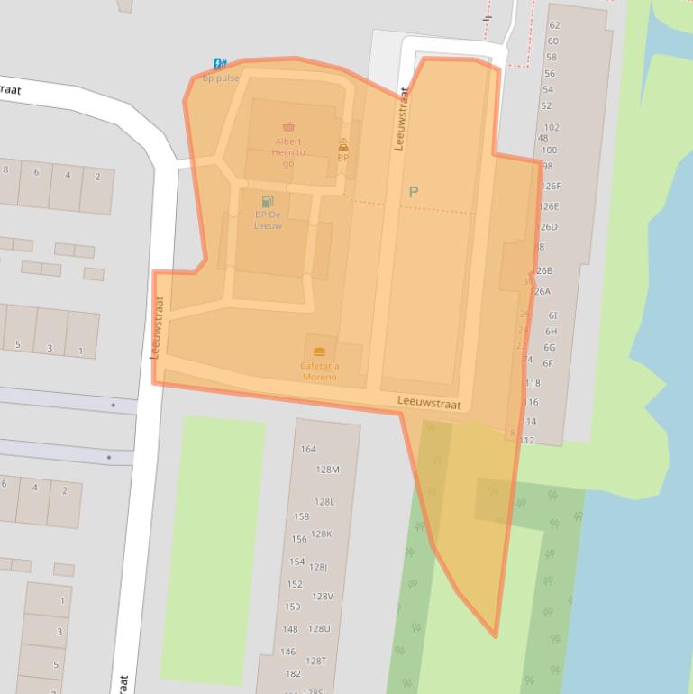 Kaart van postcodegebied 3318VD.