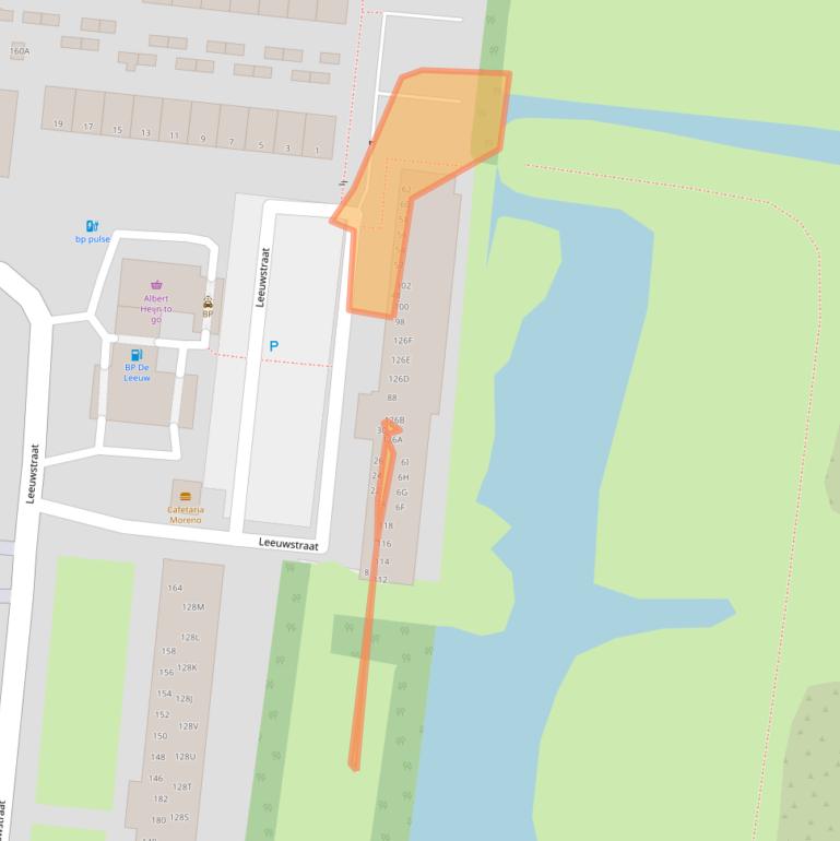 Kaart van postcodegebied 3318VE.