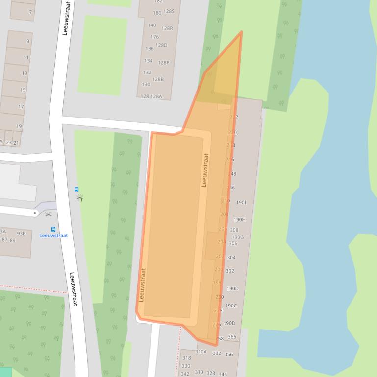 Kaart van postcodegebied 3318VJ.