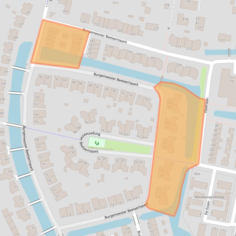 Kaart van postcodegebied 3319AP.