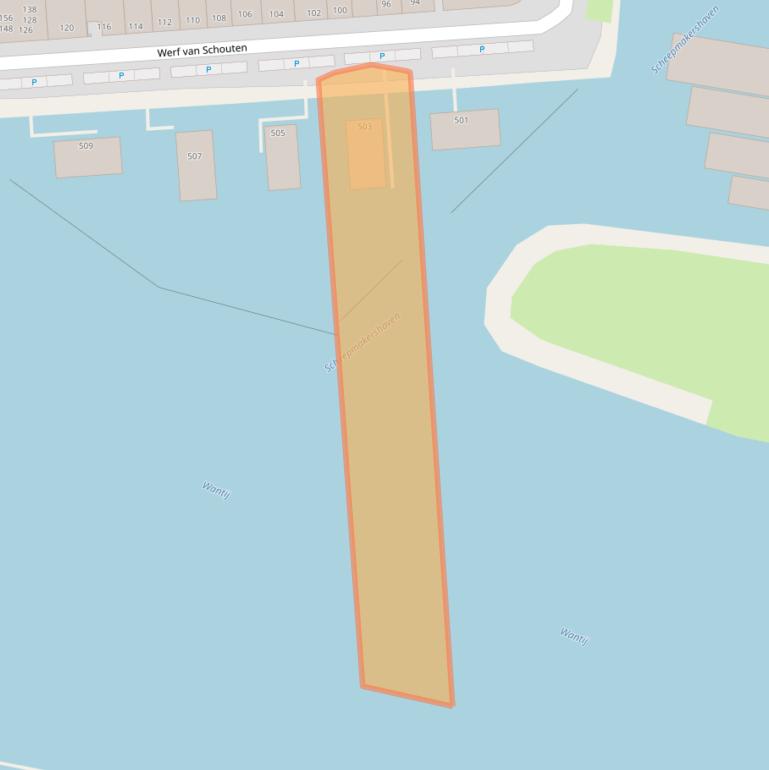 Kaart van postcodegebied 3319DB.