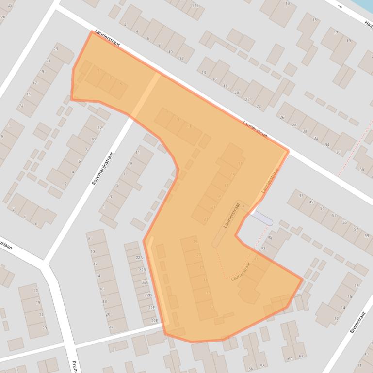 Kaart van postcodegebied 3319HK.