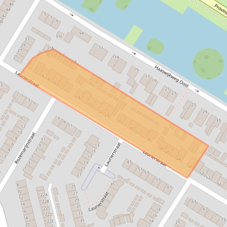 Kaart van postcodegebied 3319HM.