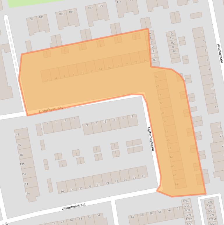Kaart van postcodegebied 3319VK.