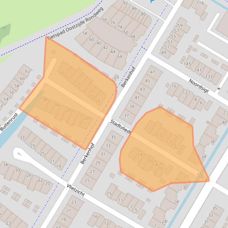 Kaart van postcodegebied 3319WH.